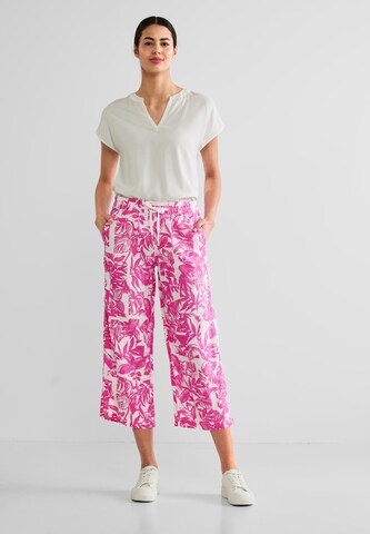 STREET ONE Wide leg Pants in Pink