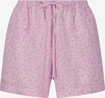 Hunkemöller Short Pajama Set in Pink: front