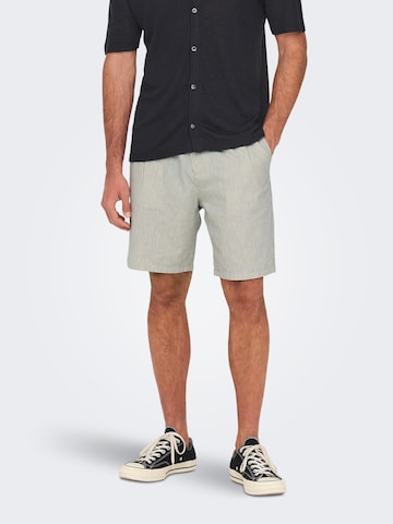 Only & Sons Regular Shorts 'Linus' in Grau: predná strana