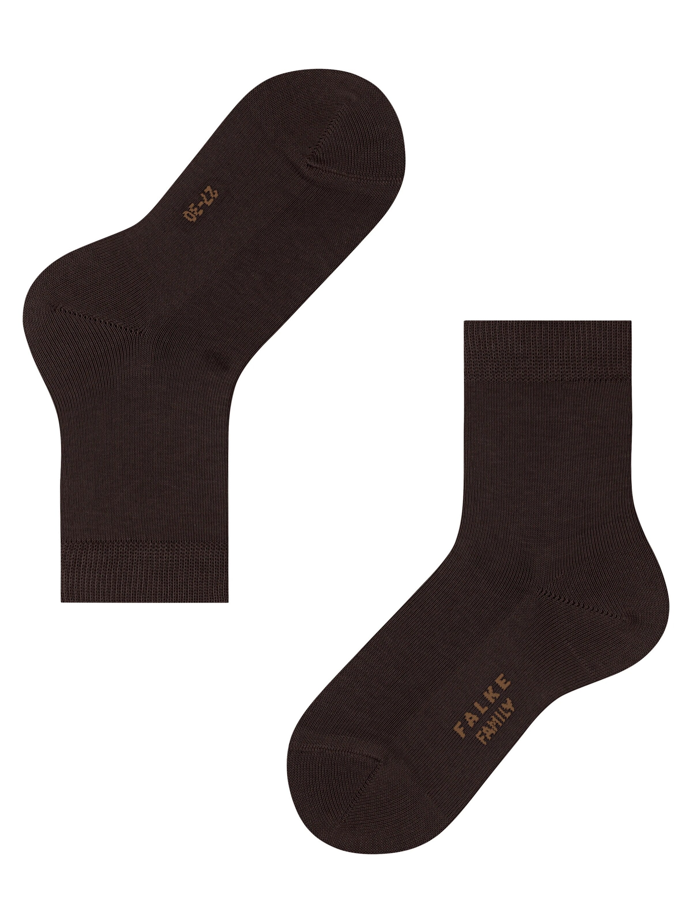 FALKE Socks 'Family' in Brown: front