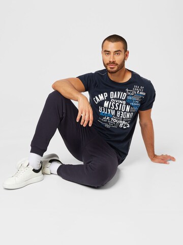 CAMP DAVID Shirt in Blau