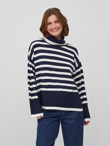 VILA Sweater in Blue: front