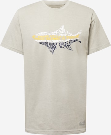 JACK WOLFSKIN Functioneel shirt 'OCEAN LIFE' in Grijs: voorkant