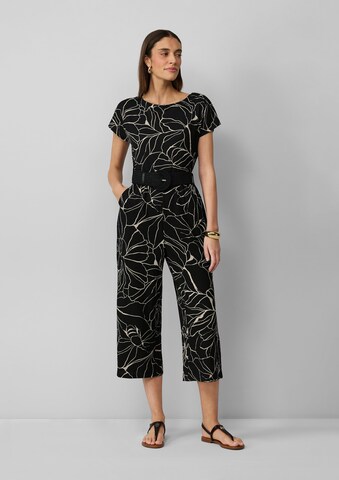 s.Oliver BLACK LABEL Jumpsuit in Zwart: voorkant