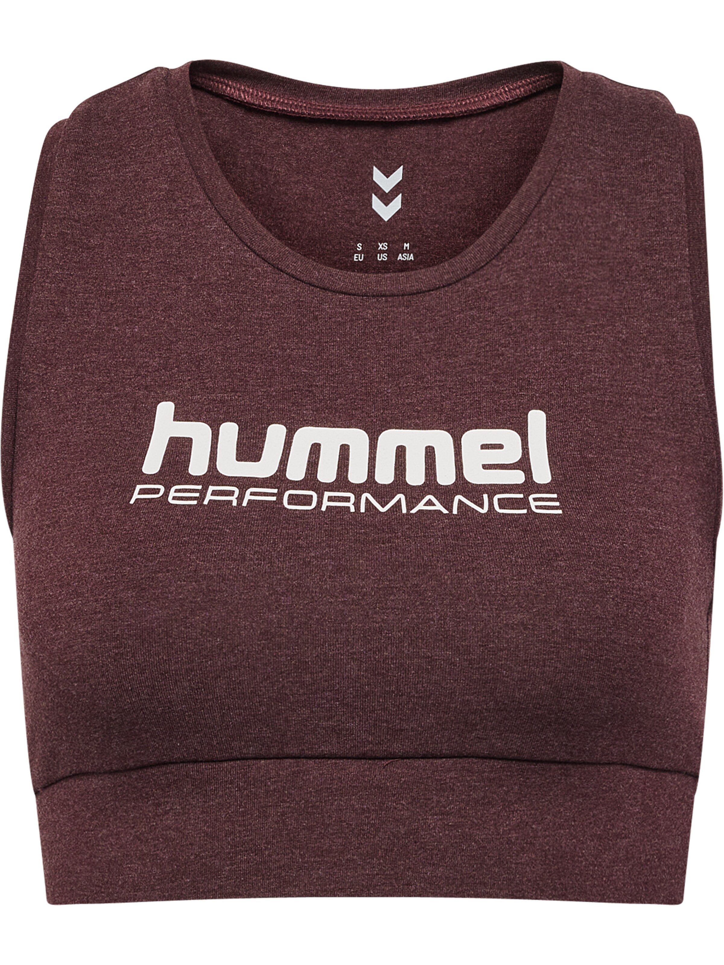 Hummel Sporttop 'Pulse' in Braun: Vorderseite