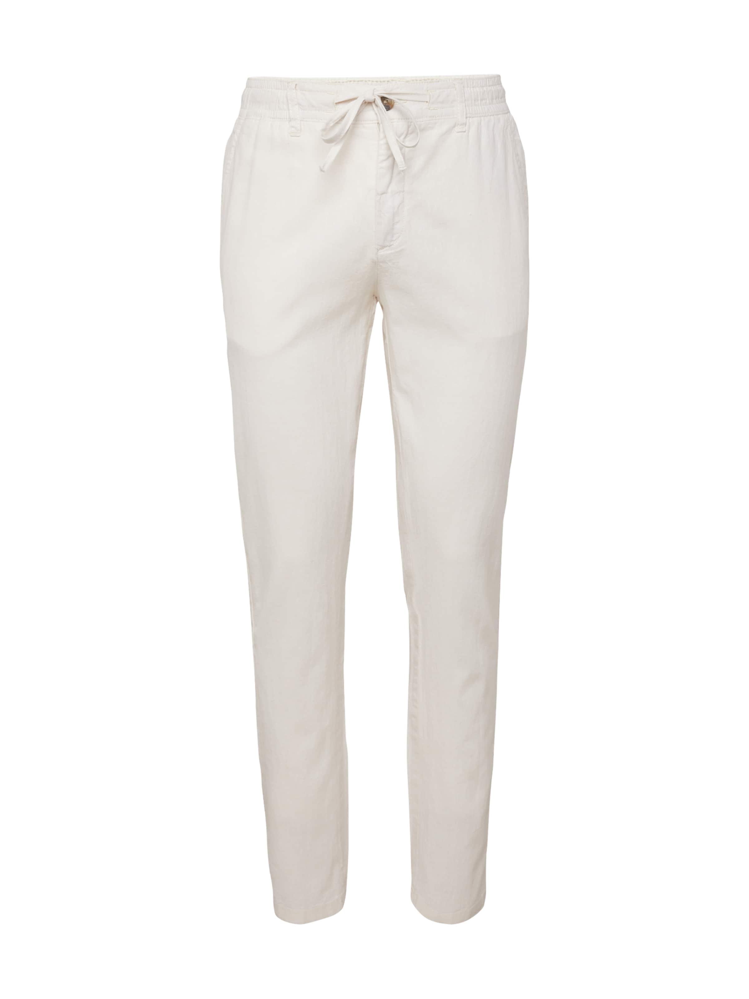 Lindbergh Normální Kalhoty – bílá: přední strana