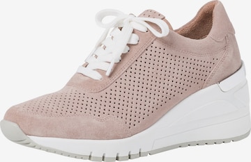 MARCO TOZZI Sneaker 'Feel Me' in Beige: predná strana