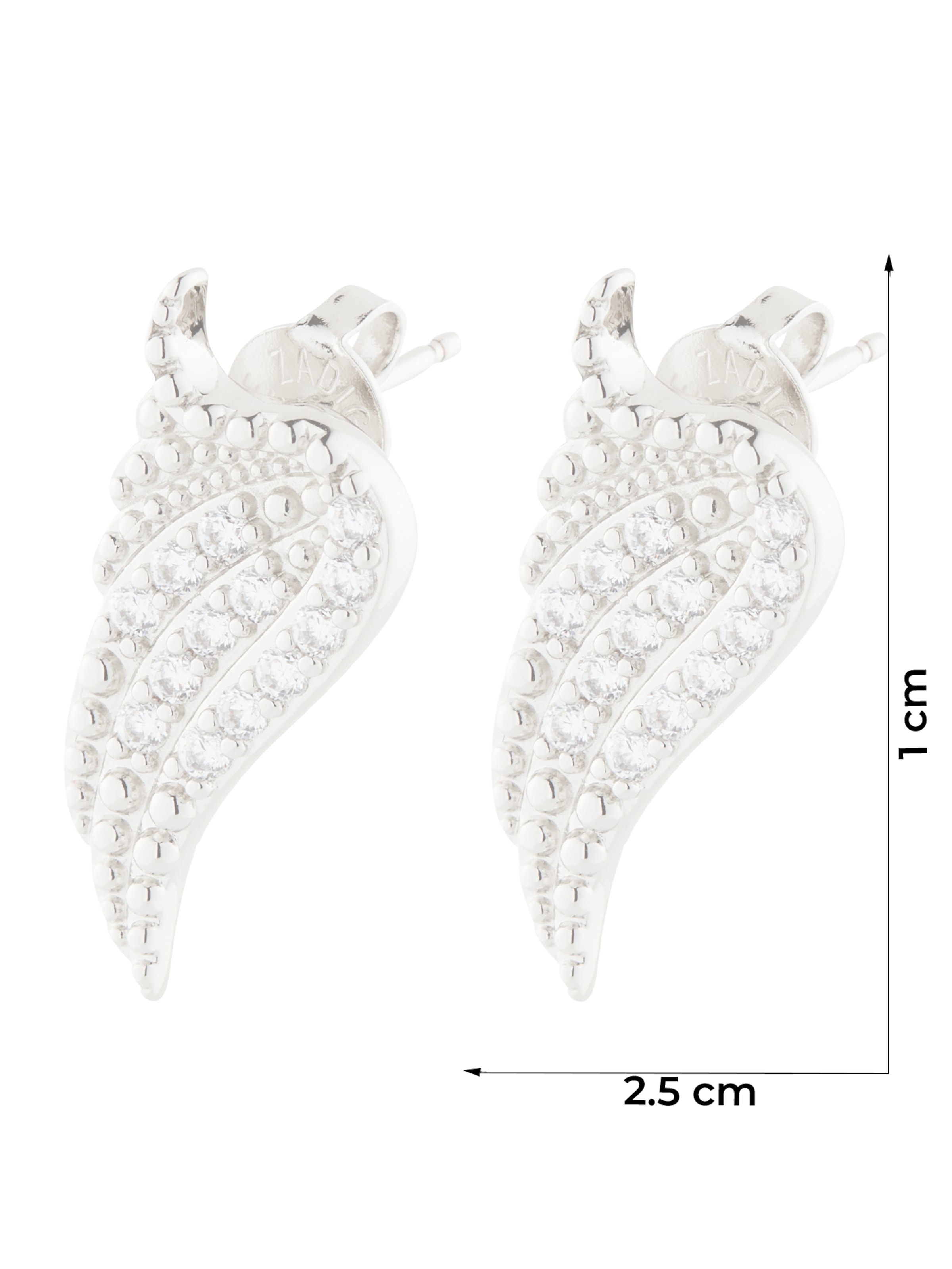 Boucles d'oreilles 'ROCK' Zadig & Voltaire en argent