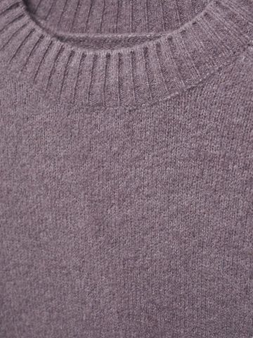 MANGO MAN Pullover 'Moss' in Lila