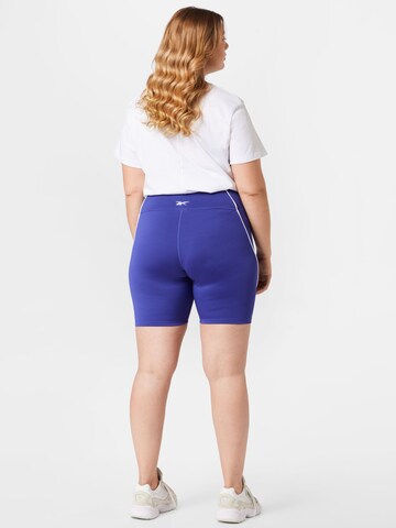 Reebok Skinny Sportovní kalhoty – fialová