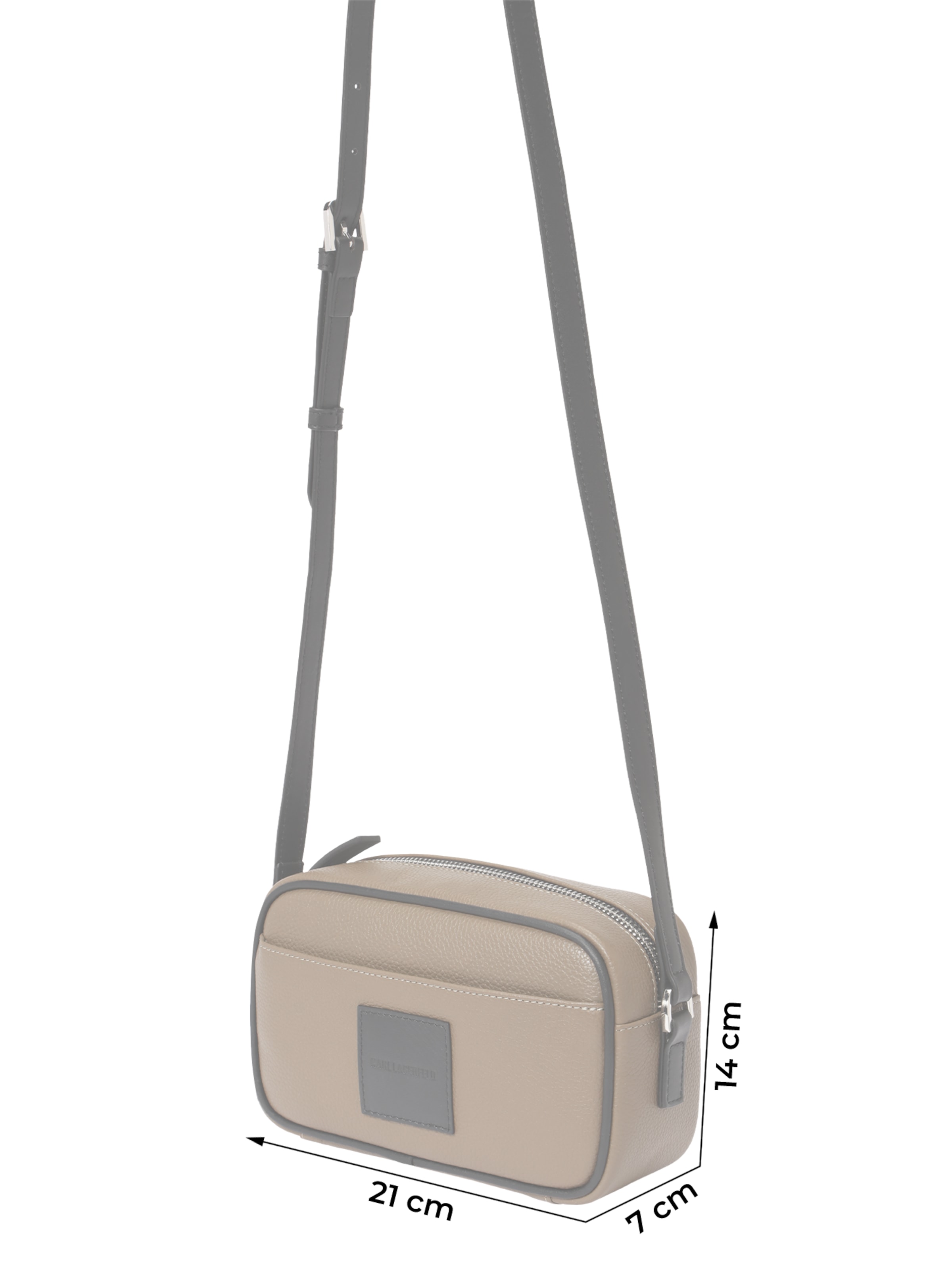 Karl Lagerfeld Axelremsväska 'Summer' i brun