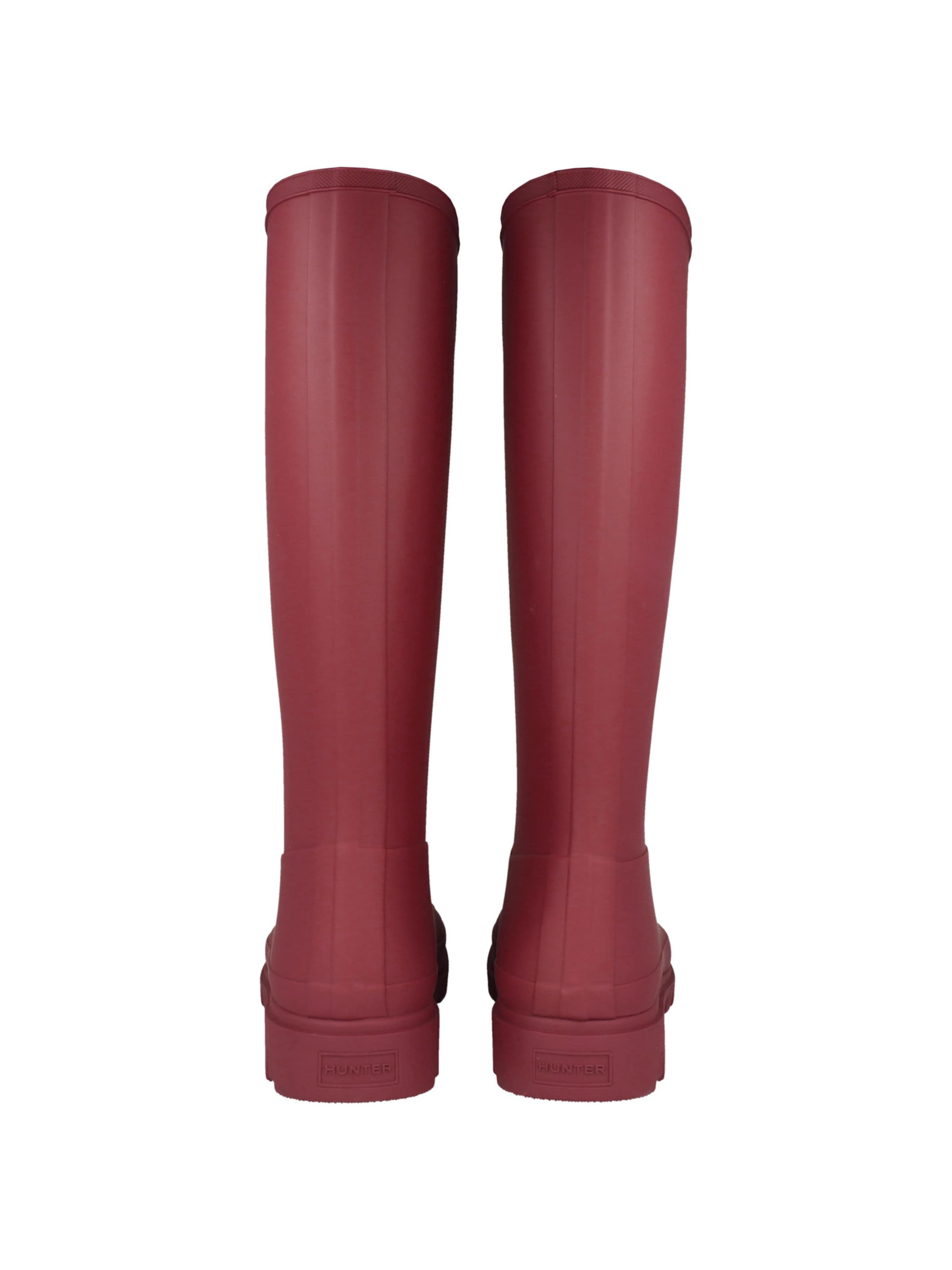 HUNTER Gummistiefel in Rot: Rückseite