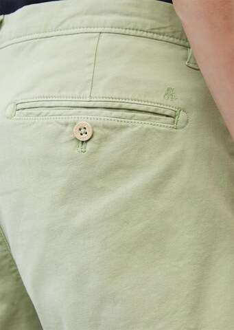 Marc O'Polo Slimfit Spodnie 'Salo' w kolorze zielony