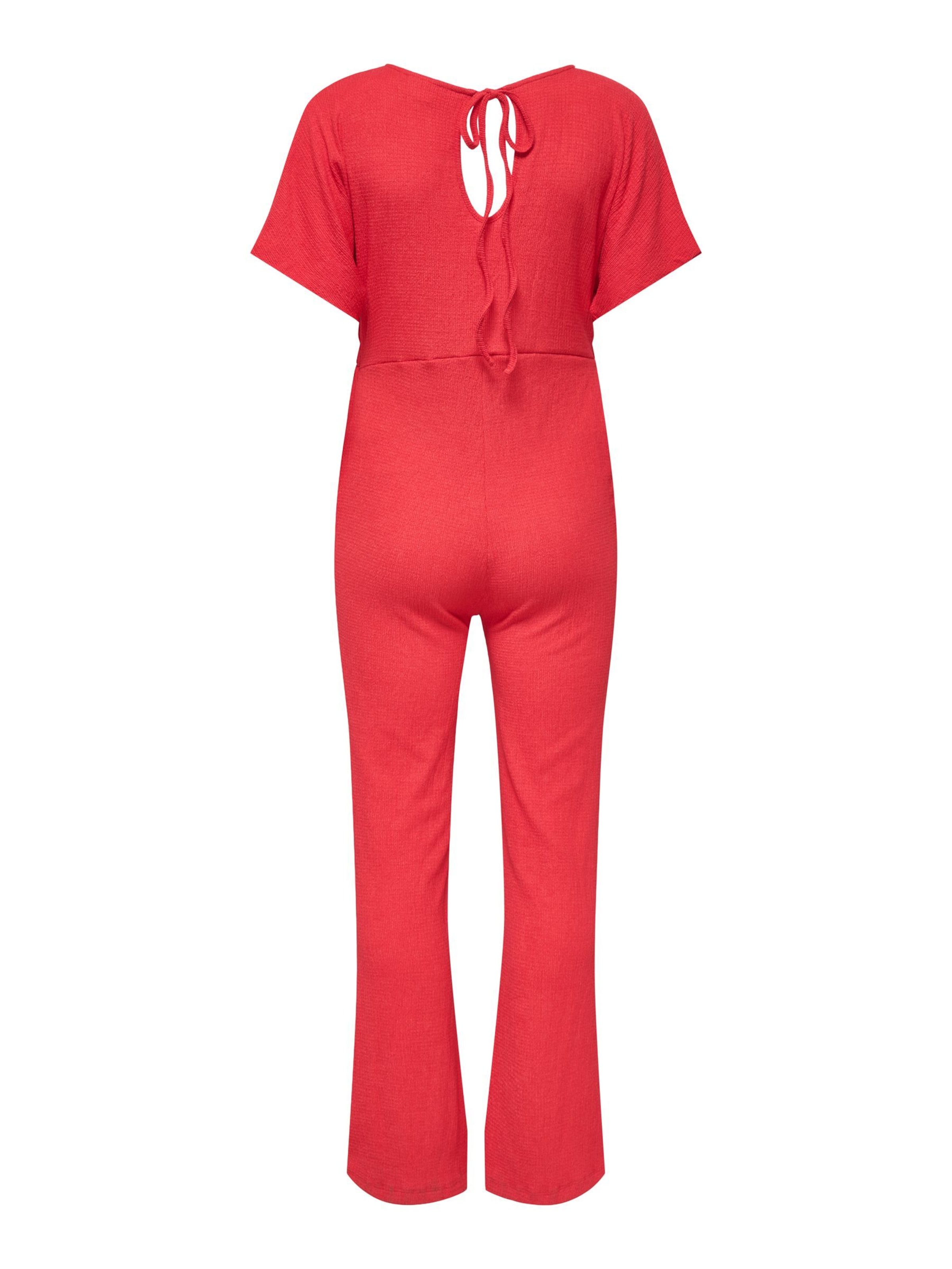 Only Maternity - Jumpsuit 'OLMPetris' en rojo