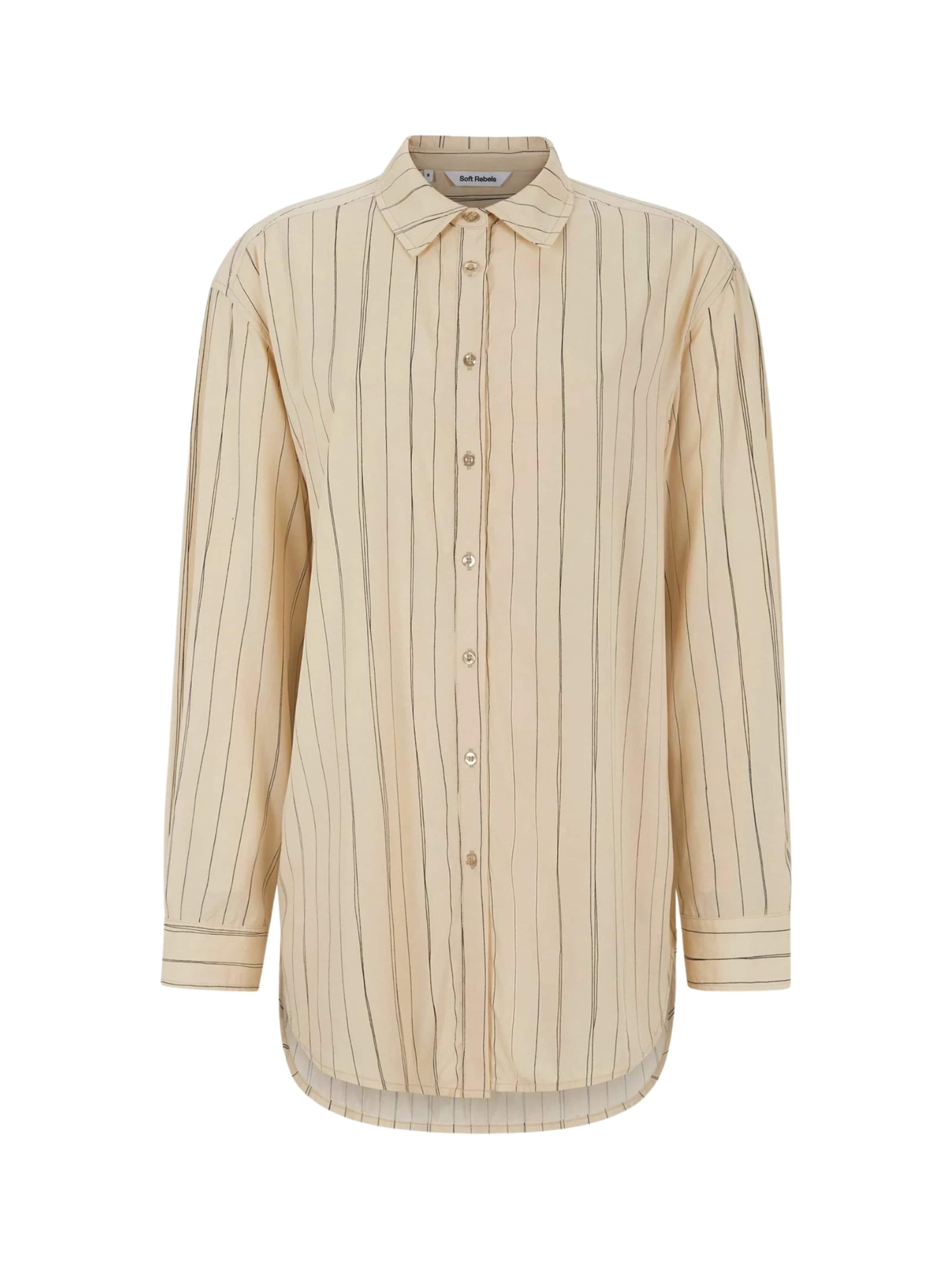 T-shirt ' SRMargot ' Soft Rebels en beige : devant