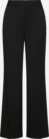 WEARABLE STORIES Pleat-front trousers 'Saar' in Black: front