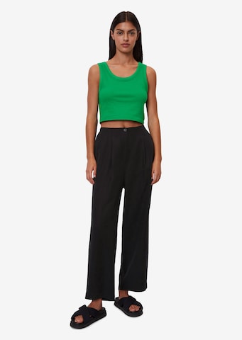 Marc O'Polo DENIM Regular Pleat-Front Pants in Black