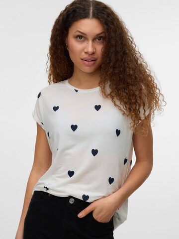balts VERO MODA T-Krekls 'VMAva'