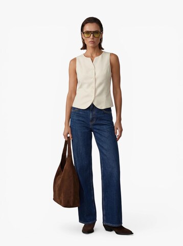 VERO MODA Suit Vest 'VMABRIL' in Beige