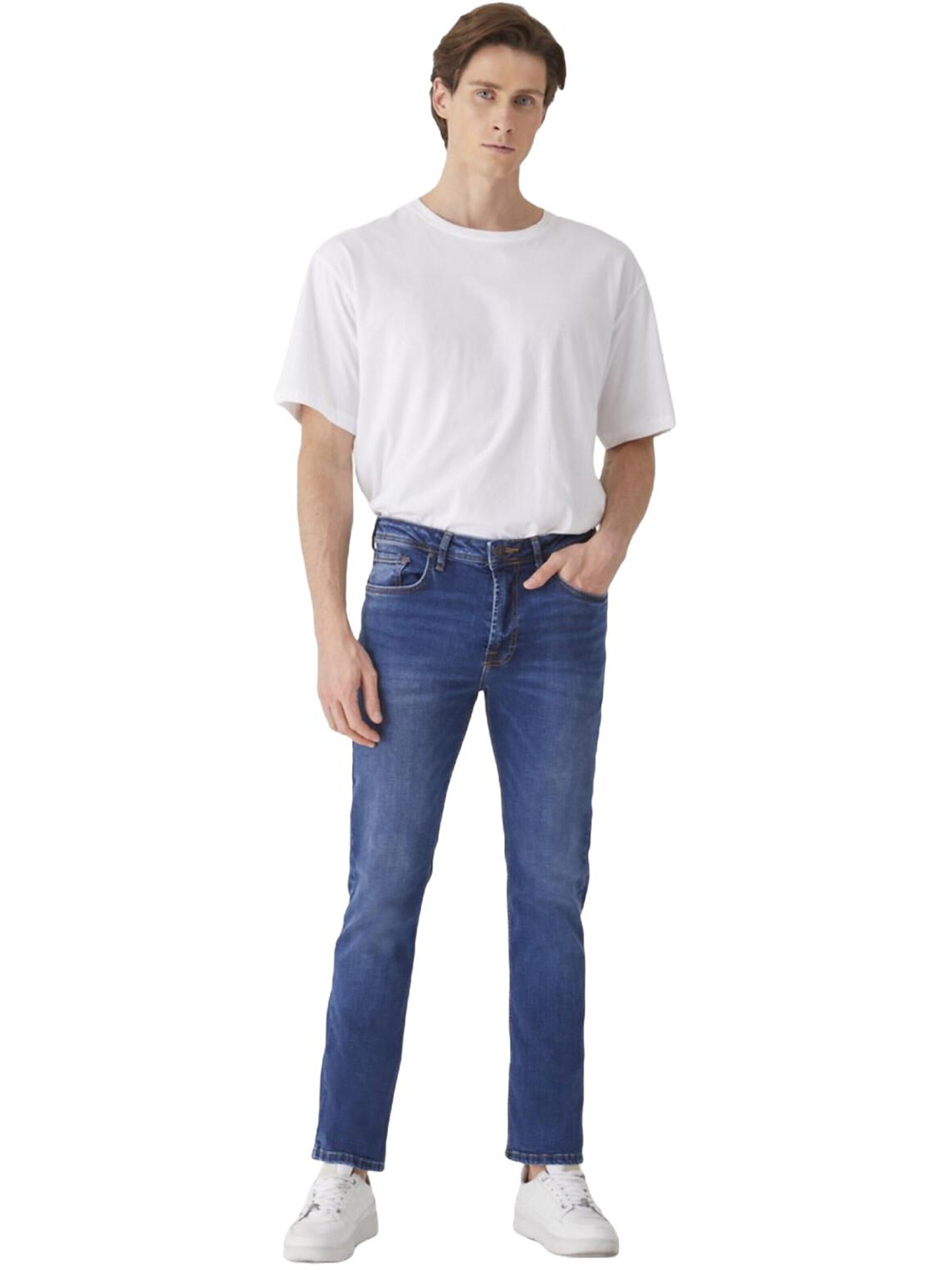 LTB Jeans Regular Jeans 'LTB Jeans Herren Paul X Straight Leg Mid Waist Jeans' in Blauw