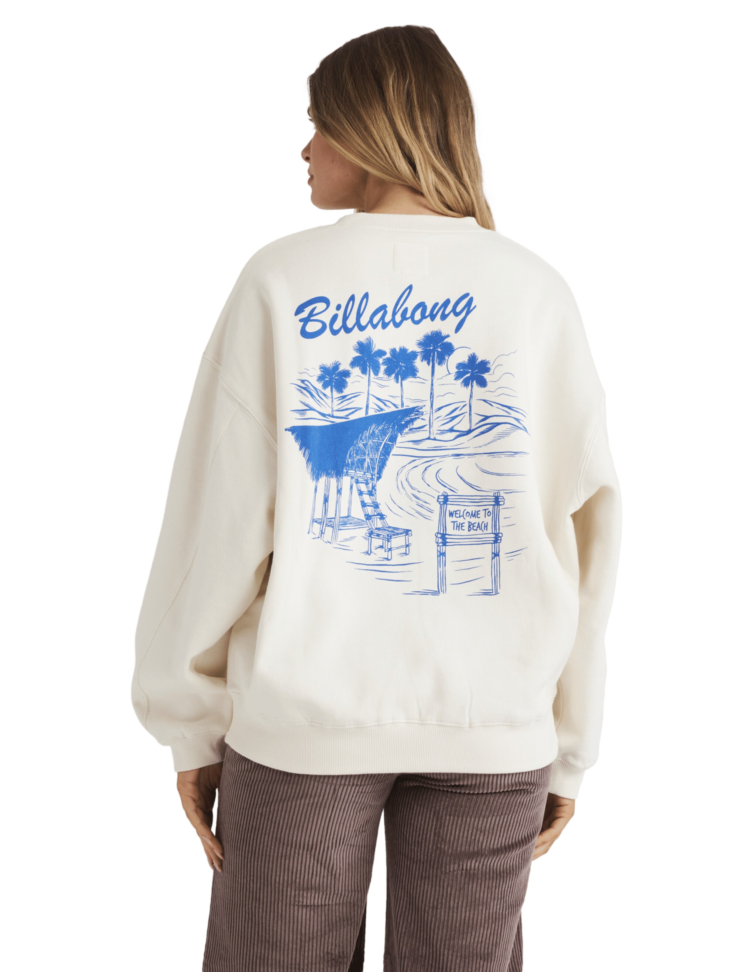 BILLABONG Sweatshirt in Weiß