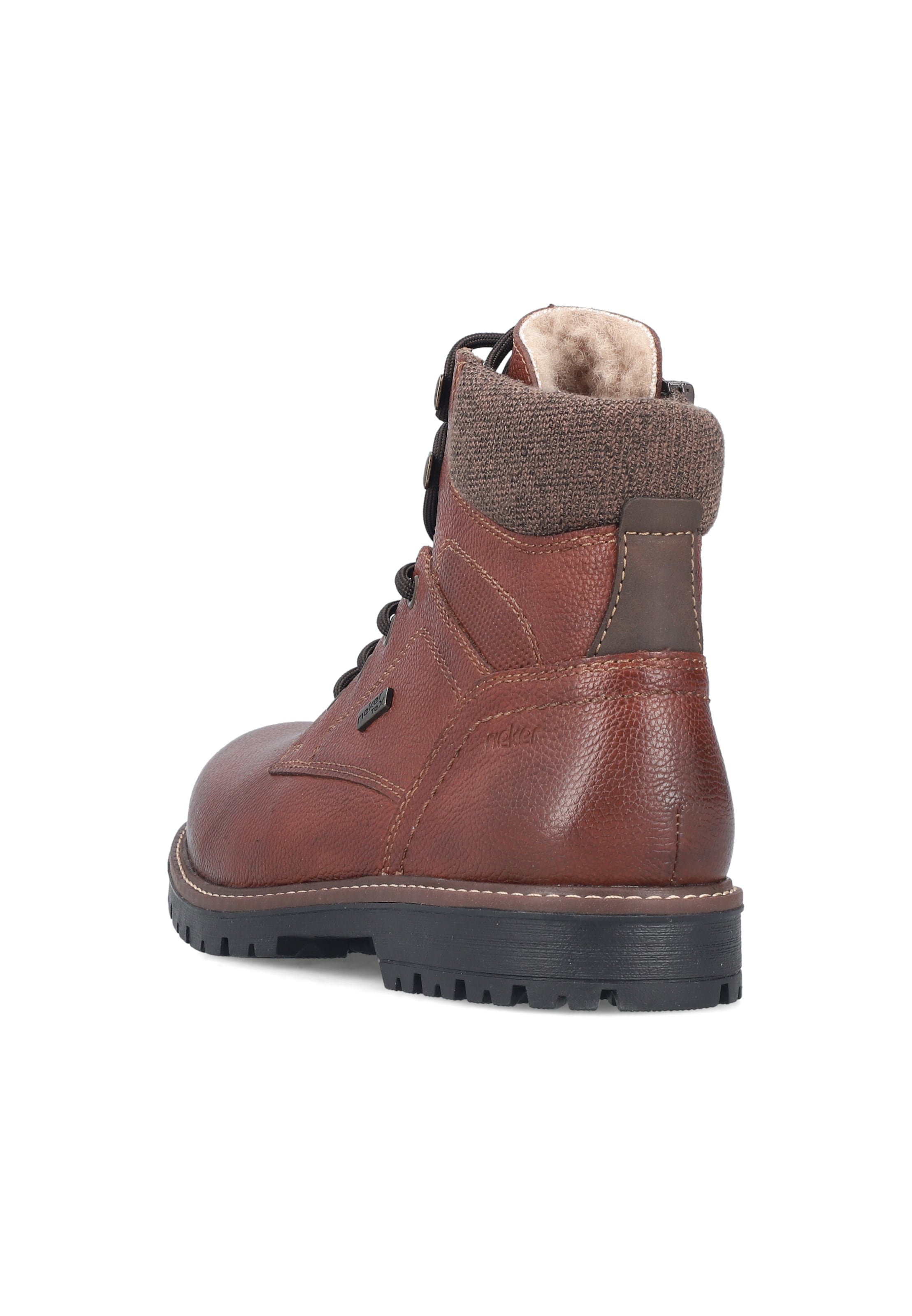 Bottines à lacets Rieker en marron