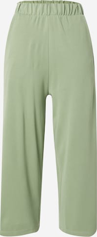 mbym Wide Leg Housut 'Anjelica' värissä vihreä: etupuoli