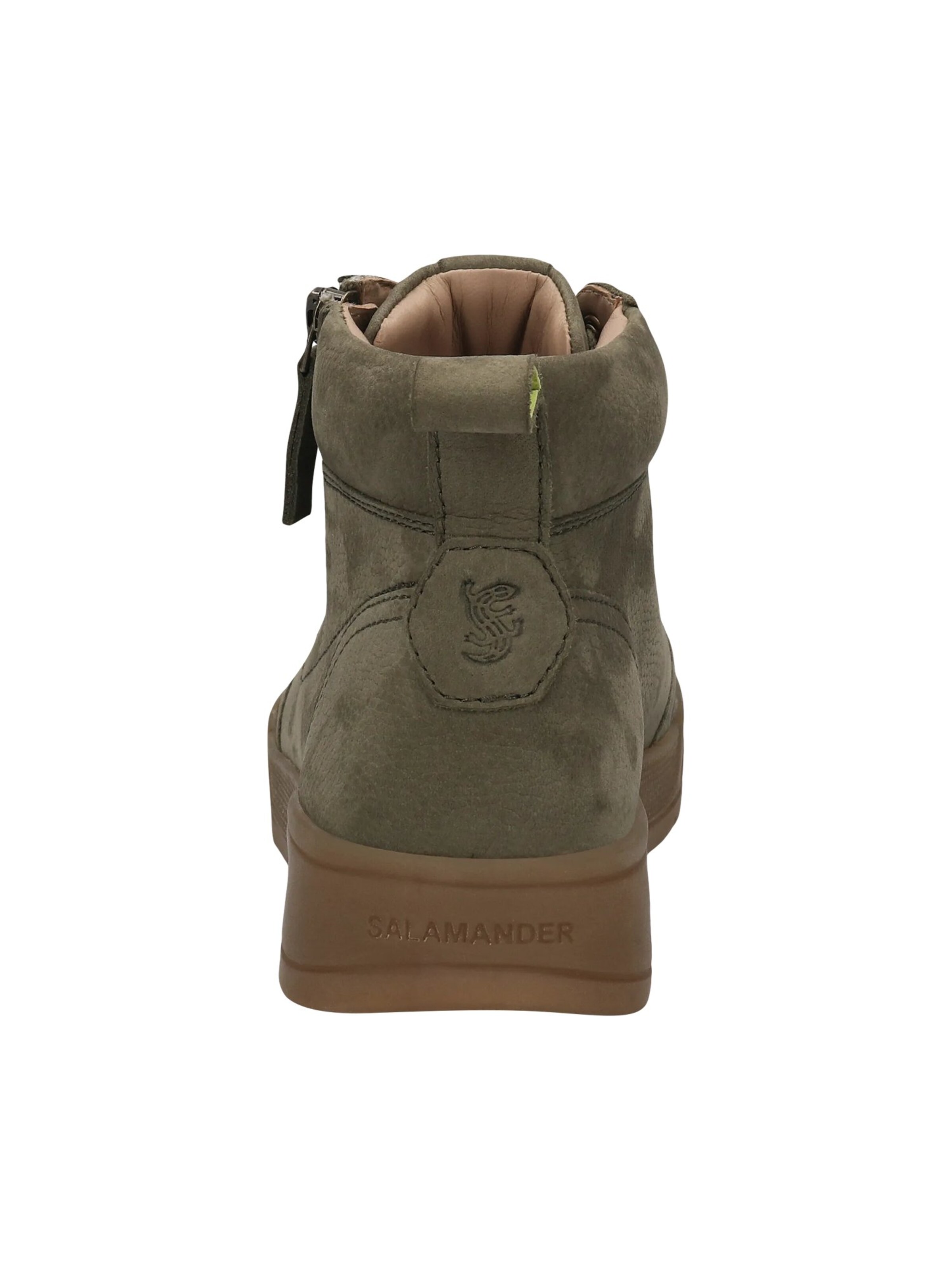 SALAMANDER Ниски ботуши с връзки в зелено