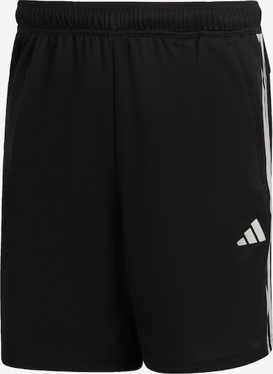 ADIDAS PERFORMANCE Sports trousers 'Train Essentials Piqué 3-Stripes' in Black / White, Item view
