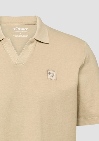 s.Oliver Poloshirt in Beige