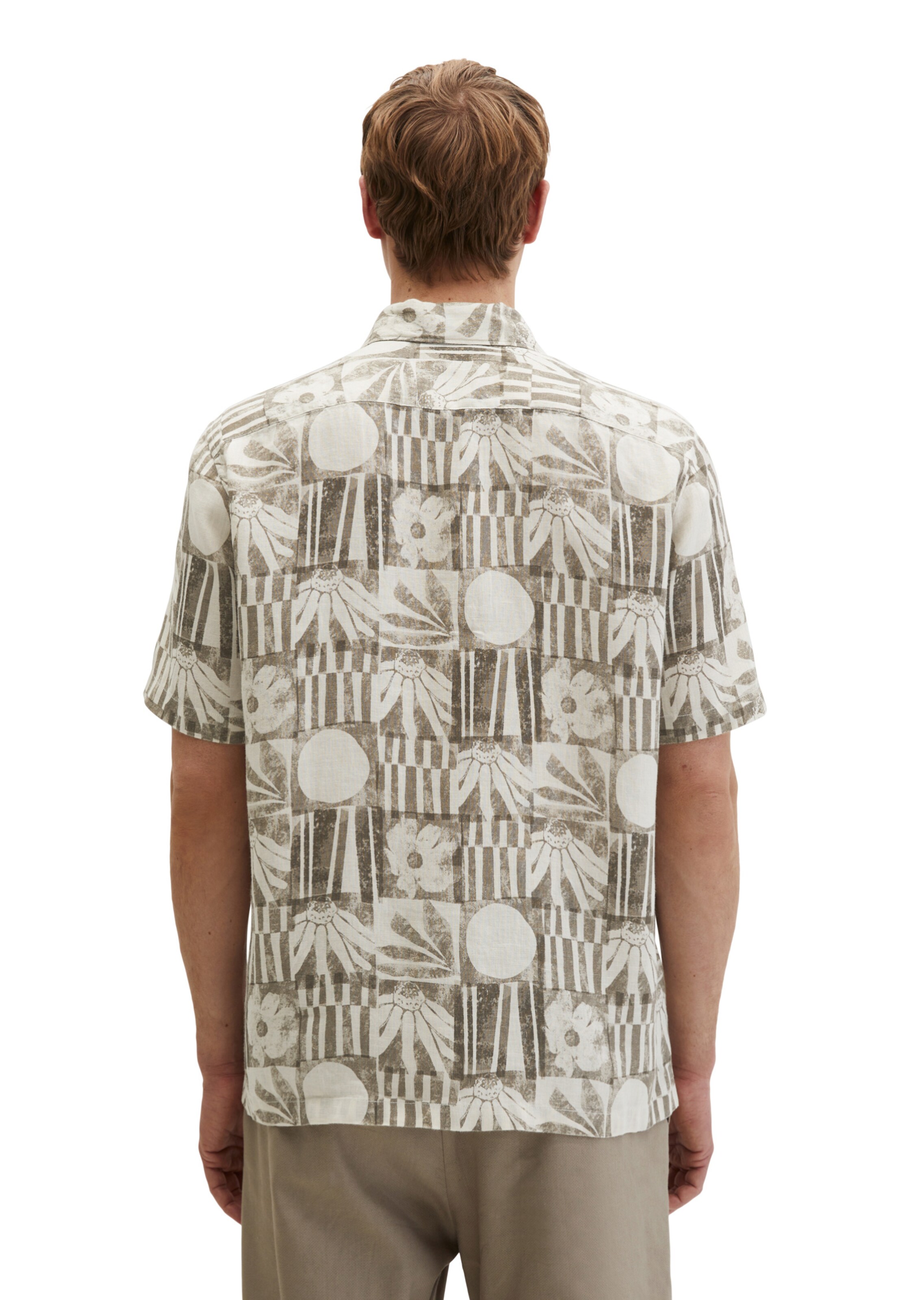 Marc O'Polo Regular fit Button Up Shirt in Brown