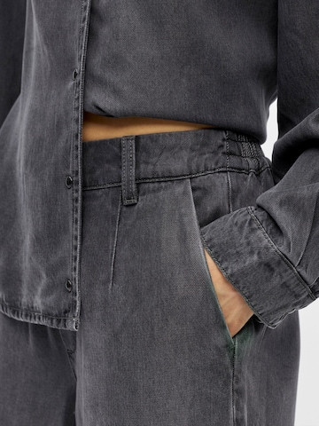 OBJECT Loose fit Jeans 'OBJFRAME LISA' in Black