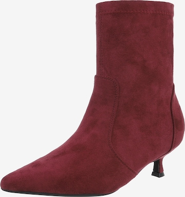 Ital-Design Stiefelette in Rot: Vorderseite