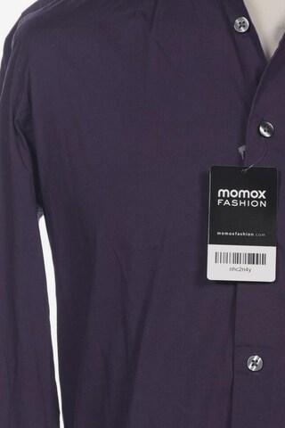 Charles Vögele Button Up Shirt in L in Purple