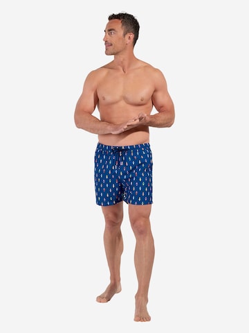 Shorts de bain ' Beach Boxer Calcio ' HOM en bleu
