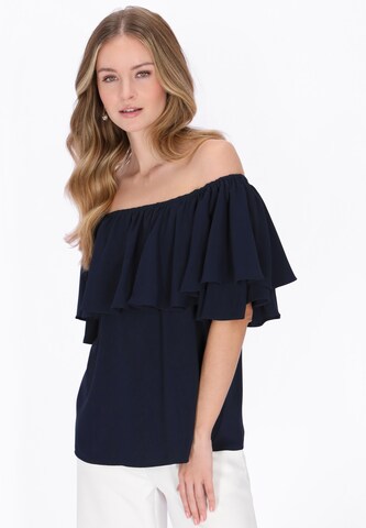 DreiMaster Klassik - Blusa en azul: frente