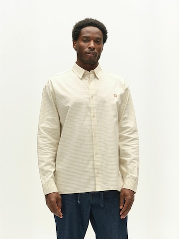 GABBA - Ajuste regular Camisa ' GABjens ' en beige: frente