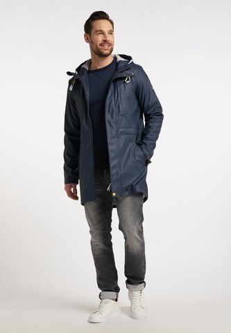 Schmuddelwedda Between-Seasons Parka in Blue