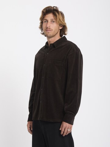 Volcom Comfort Fit Hemd 'Fostered II' in Braun