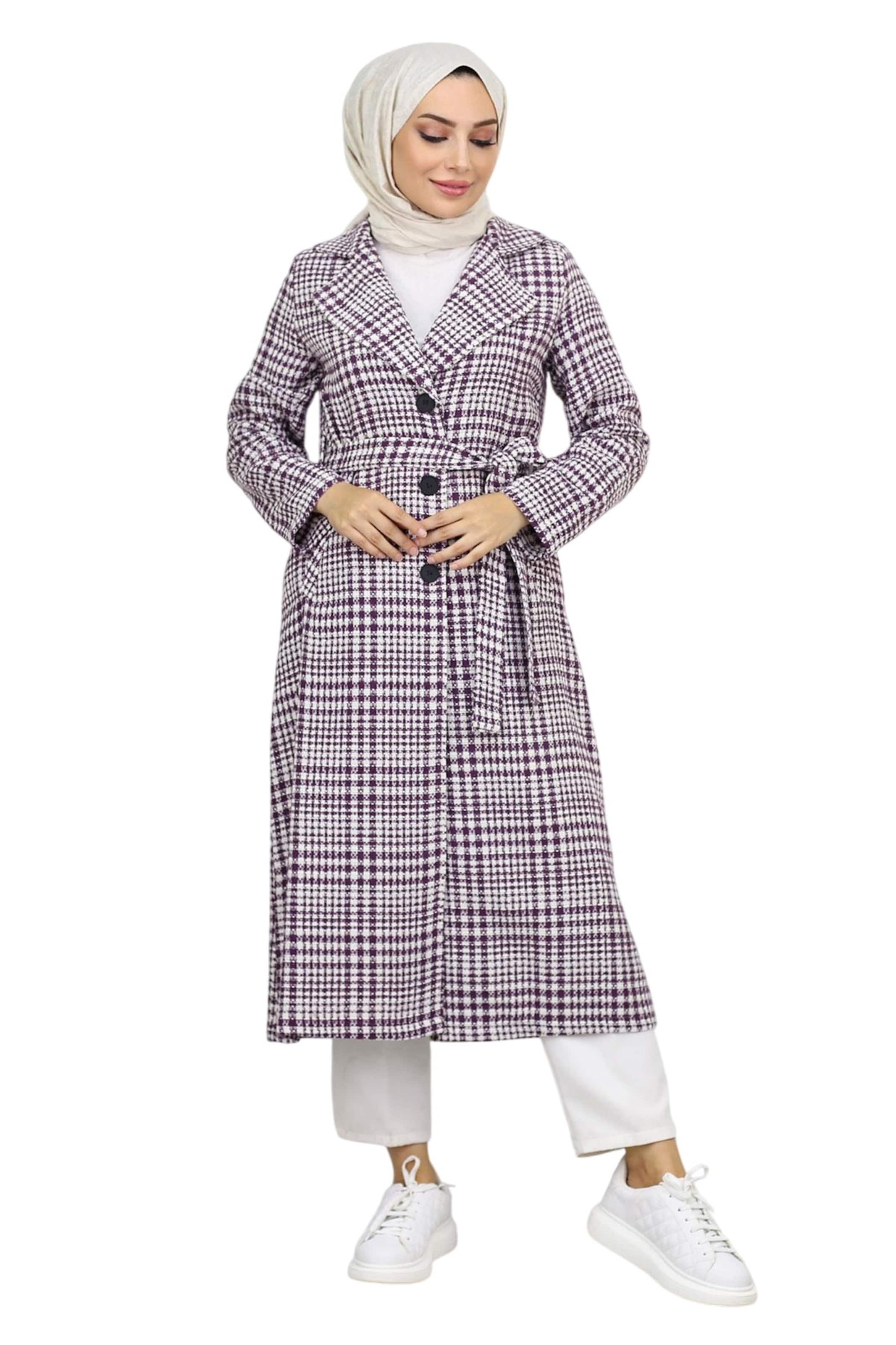 MODAMIHRAM Between-seasons coat in Purple