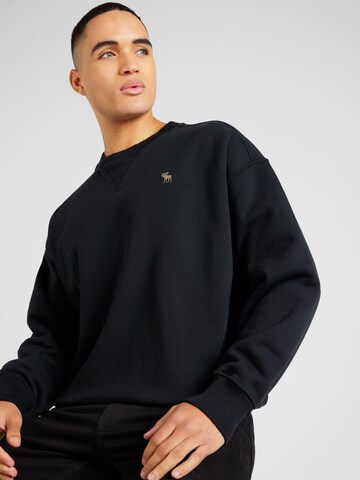 Abercrombie & Fitch Sweatshirt in Schwarz