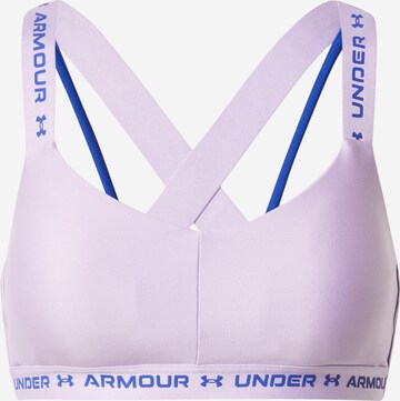 Soutien-gorge de sport UNDER ARMOUR en violet : devant