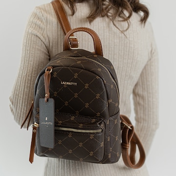 Lazarotti Backpack 'Palermo' in Brown: front