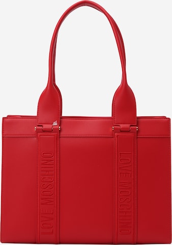 Love MoschinoRučna torbica 'BILLBOARD' - crvena boja: prednji dio