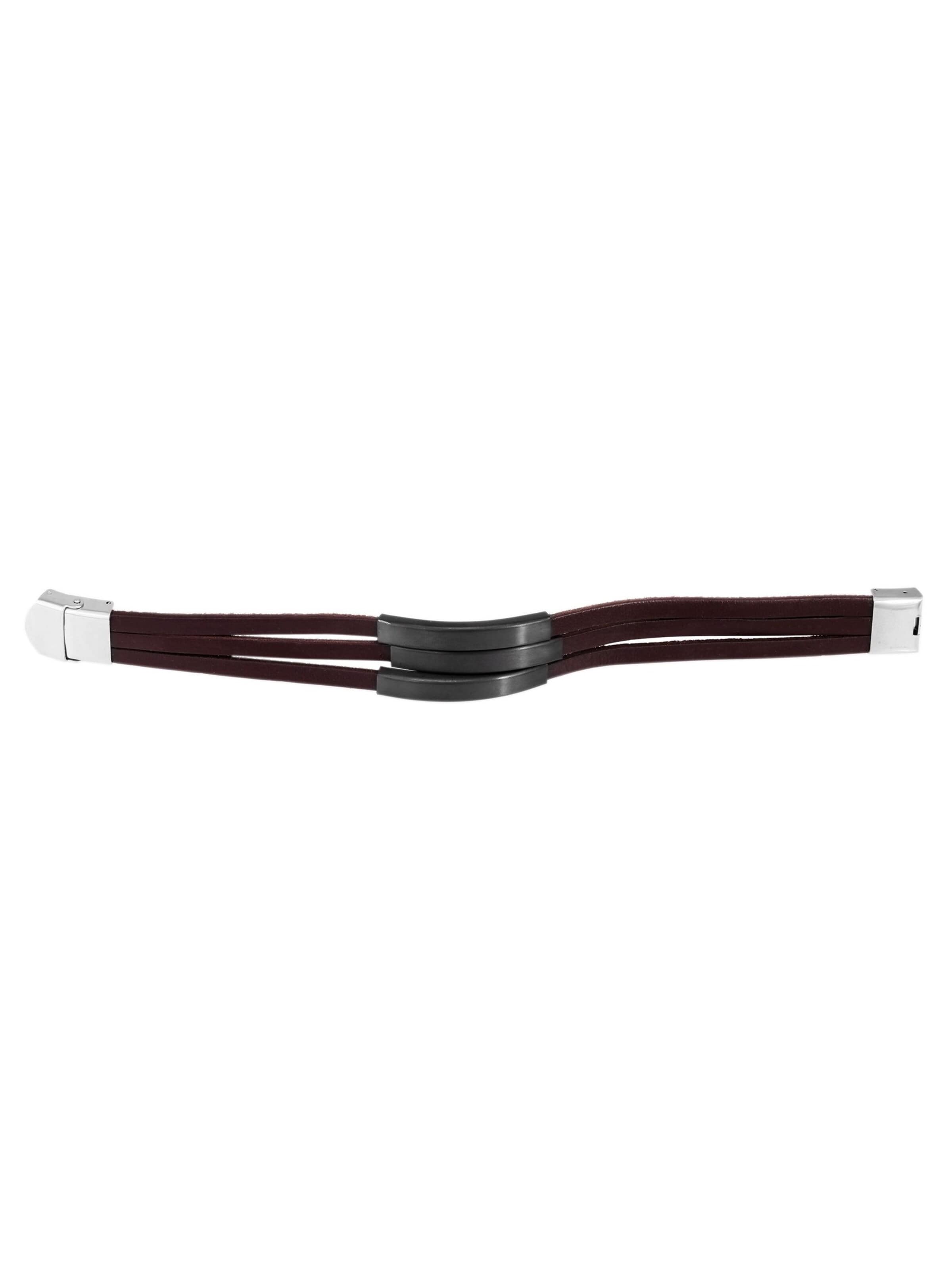 Akzent Bracelet 'Lux, langlebig' in Brown: front