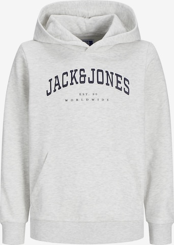 Sweat 'JJECaleb' Jack & Jones Junior en gris : devant