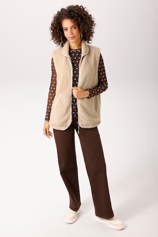 Aniston CASUAL Weste in Beige