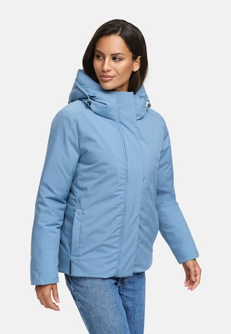 MARIKOO Winterjas 'Yeminaa 16' in Blauw: voorkant