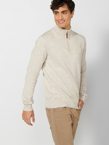 Pull-over KOROSHI en beige