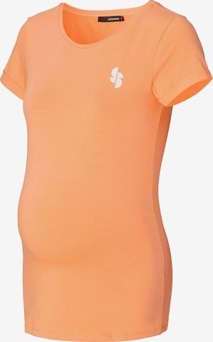 T-shirt 'Freepoort' Supermom en orange : devant